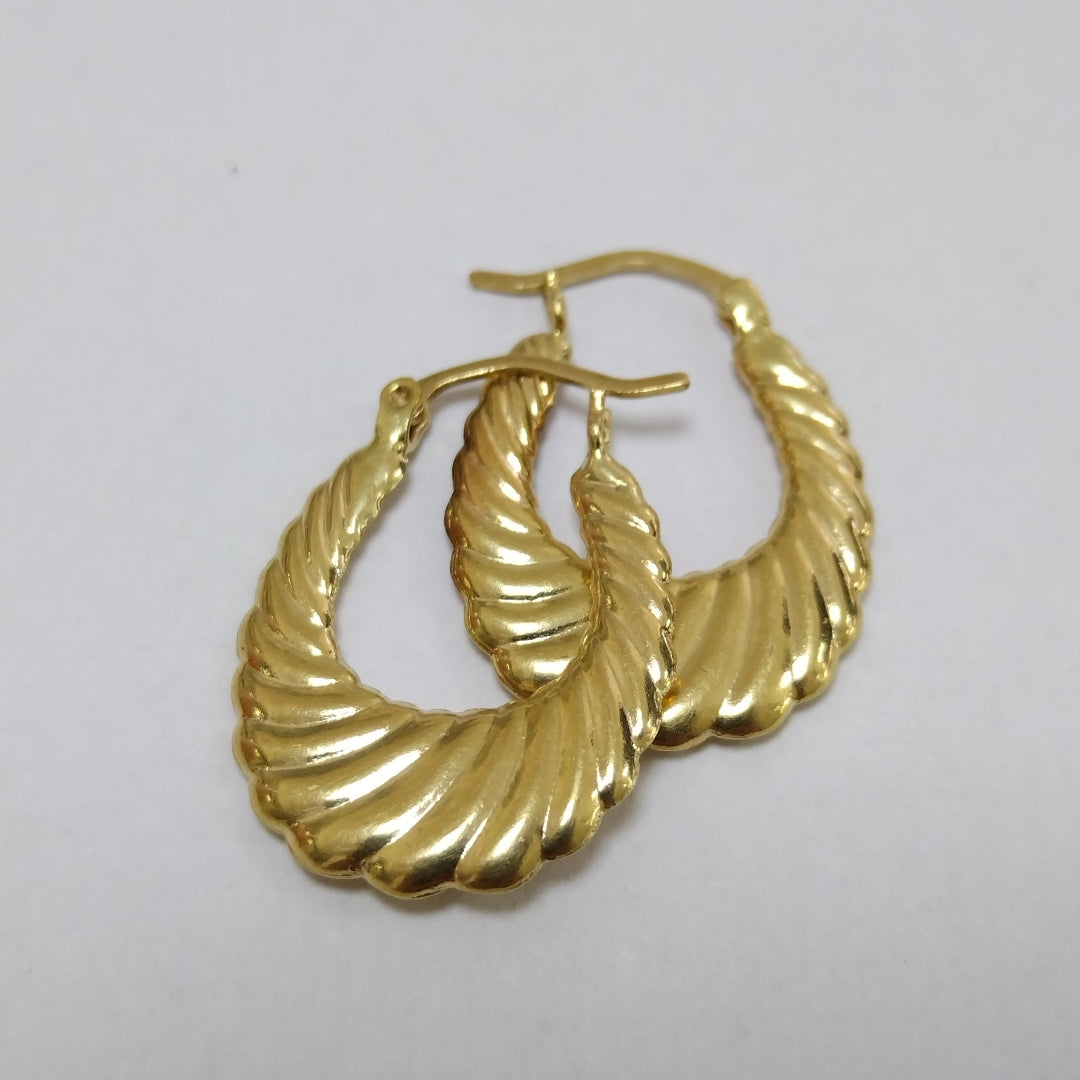 ARRACADAS PAR ORO 14 K 2 GRMS (SEMINUEVO)