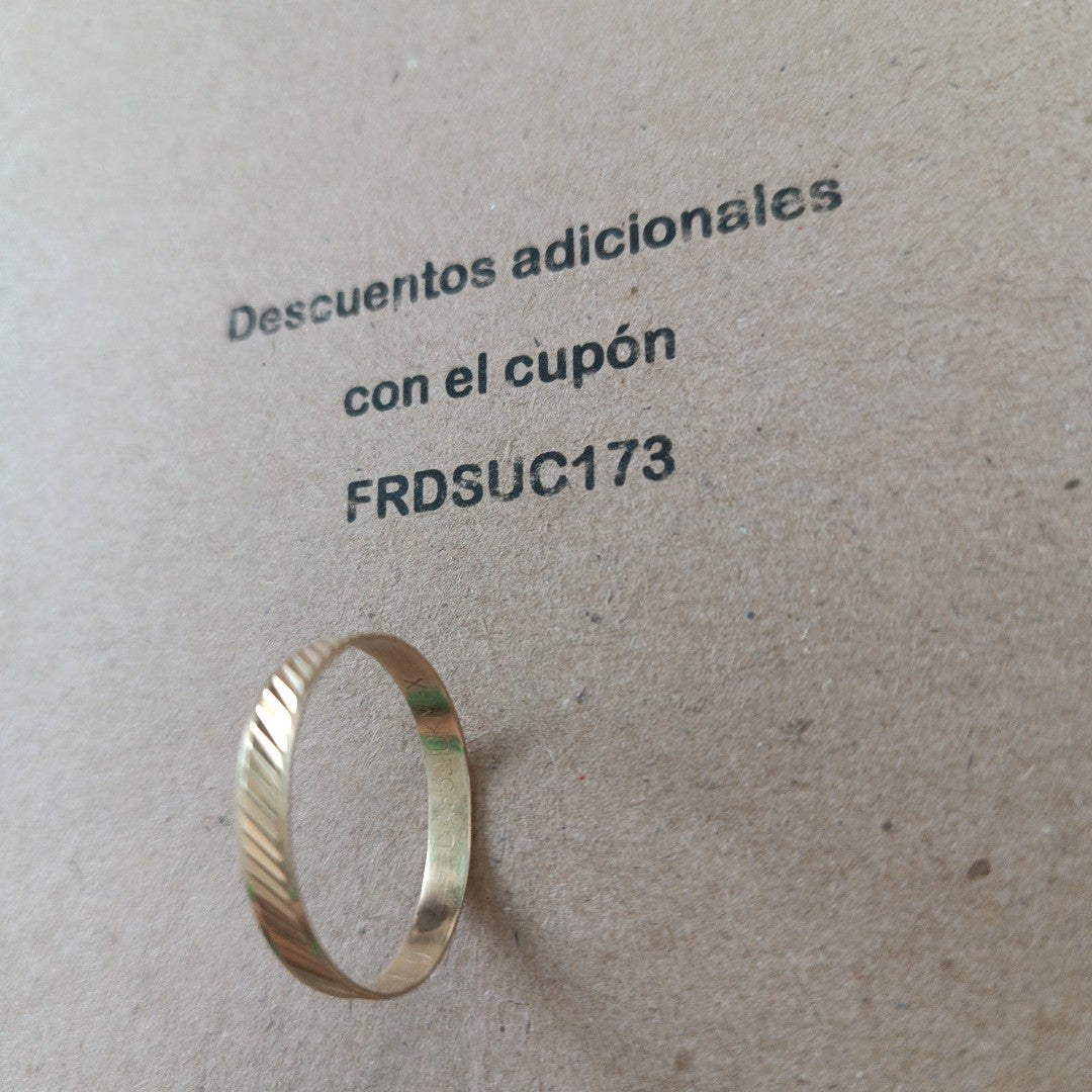 ARGOLLA ORO 10 K 1,30 GRMS (SEMINUEVO)