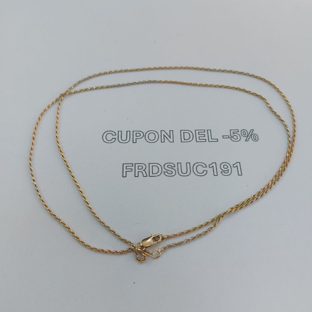 CADENA ORO 14 K 4.6 GRMS (SEMINUEVO)