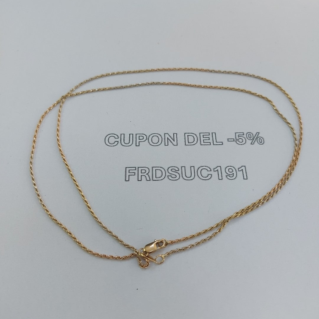 CADENA ORO 14 K 4.6 GRMS (SEMINUEVO)