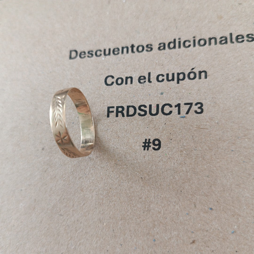 ARGOLLA ORO 8 K 1,70 GRMS (SEMINUEVO)