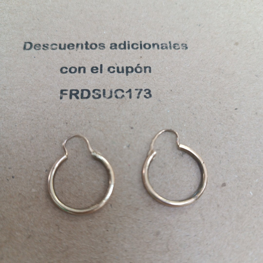 ARRACADAS PAR ORO 8 K 1,30 GRMS (SEMINUEVO)