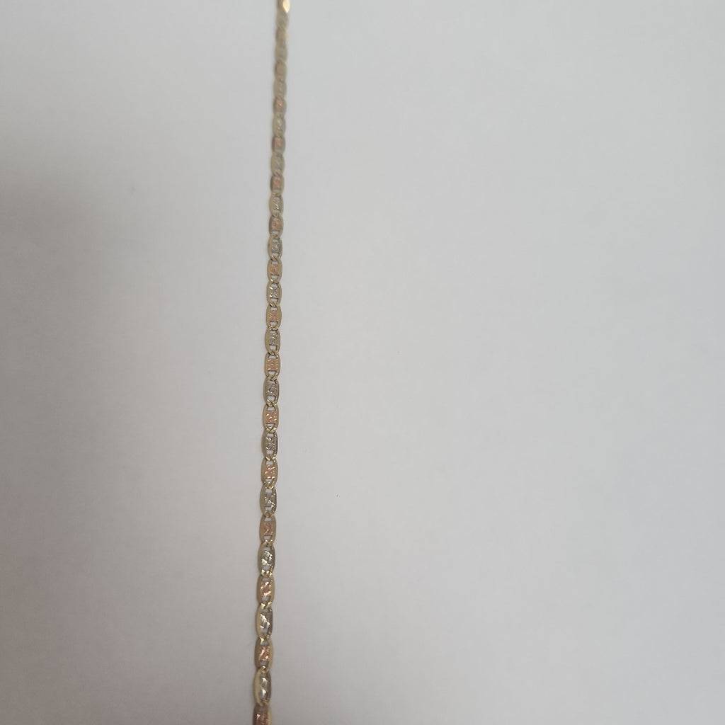 CADENA ORO COMBINADO 14 K 2.8 GRMS (SEMINUEVO)