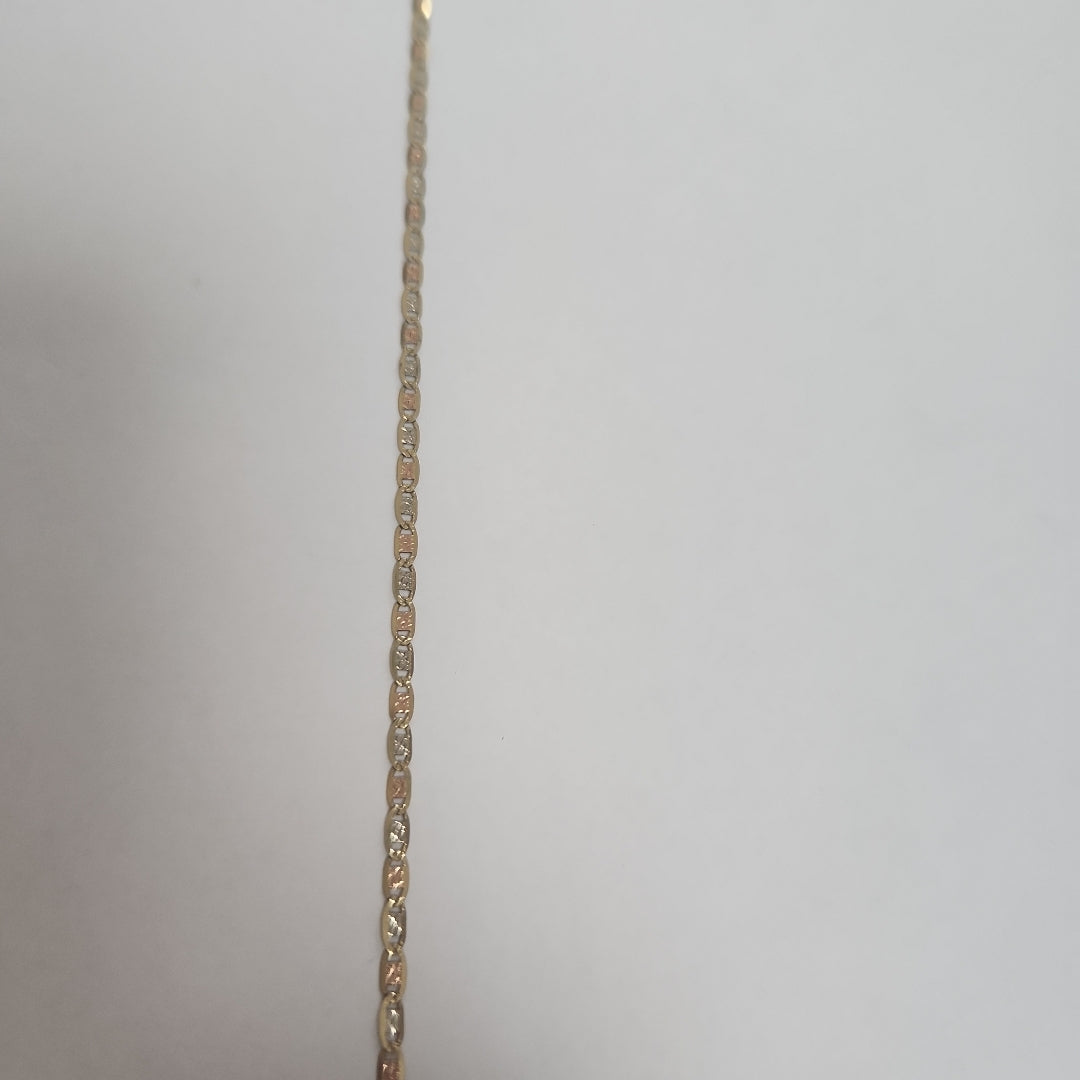 CADENA ORO COMBINADO 14 K 2.8 GRMS (SEMINUEVO)