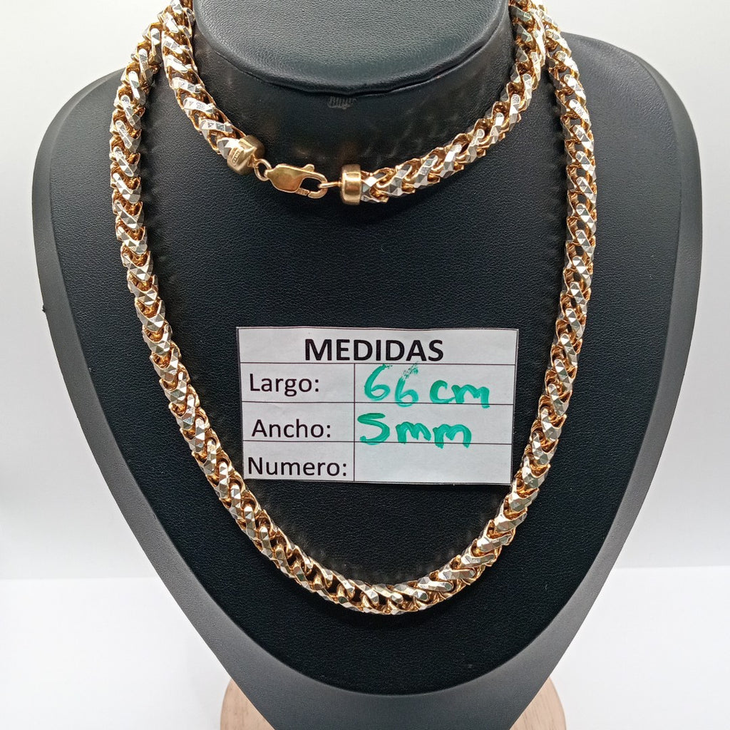 CADENA ORO,RODIADO 14 K 144,50 GRMS (SEMINUEVO)