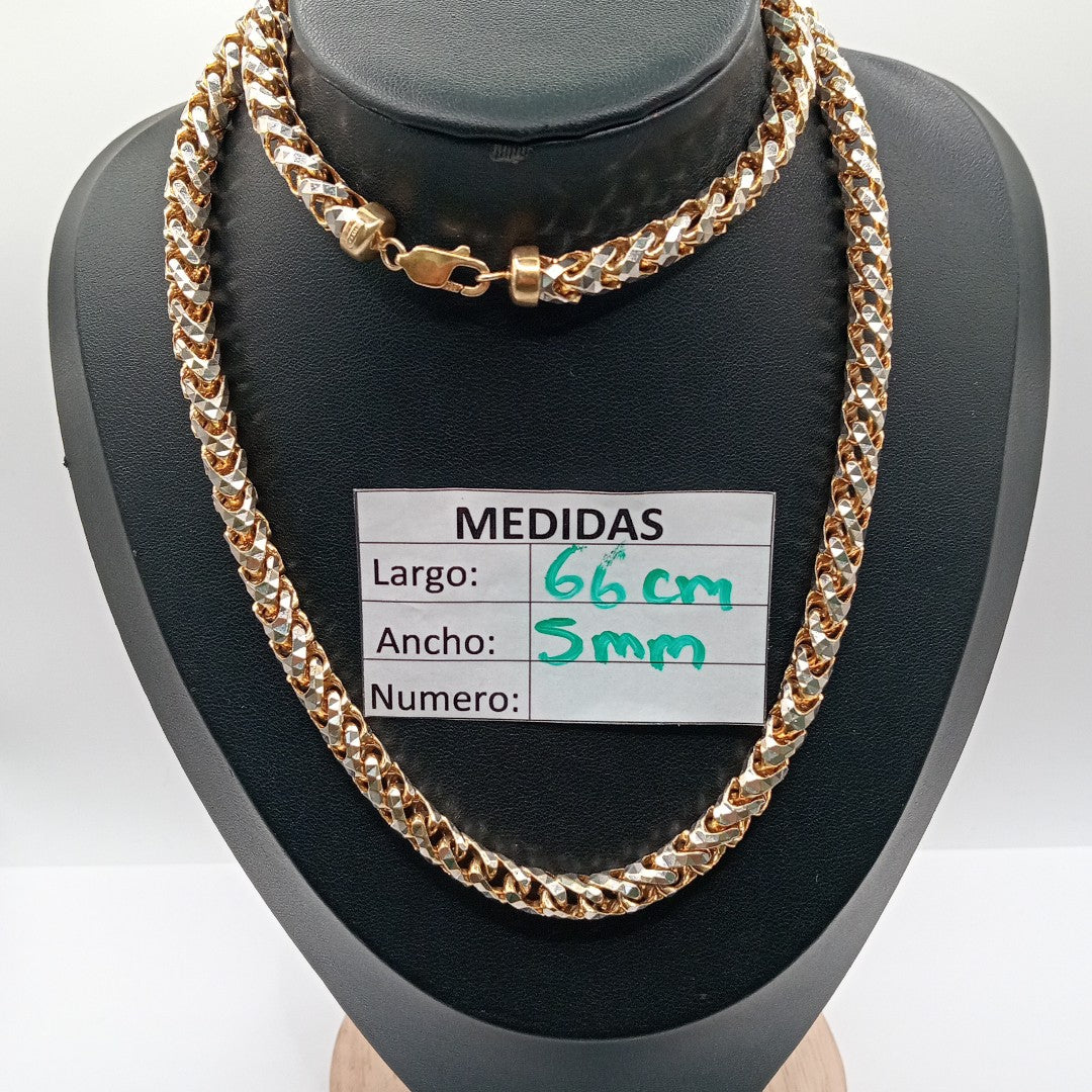 CADENA ORO,RODIADO 14 K 144,50 GRMS (SEMINUEVO)