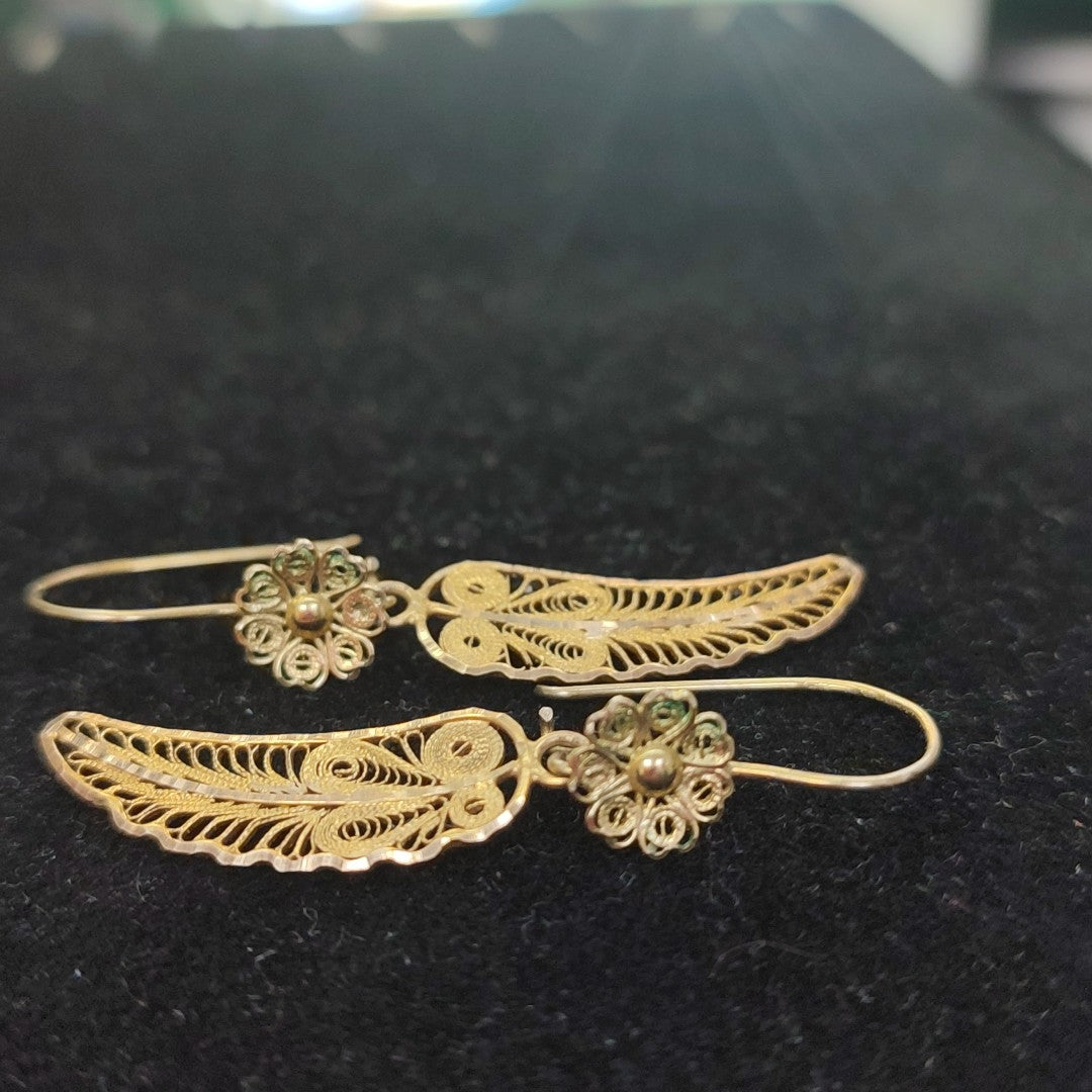 ARETES PAR ORO 8 K 2.8 GRMS (SEMINUEVO)