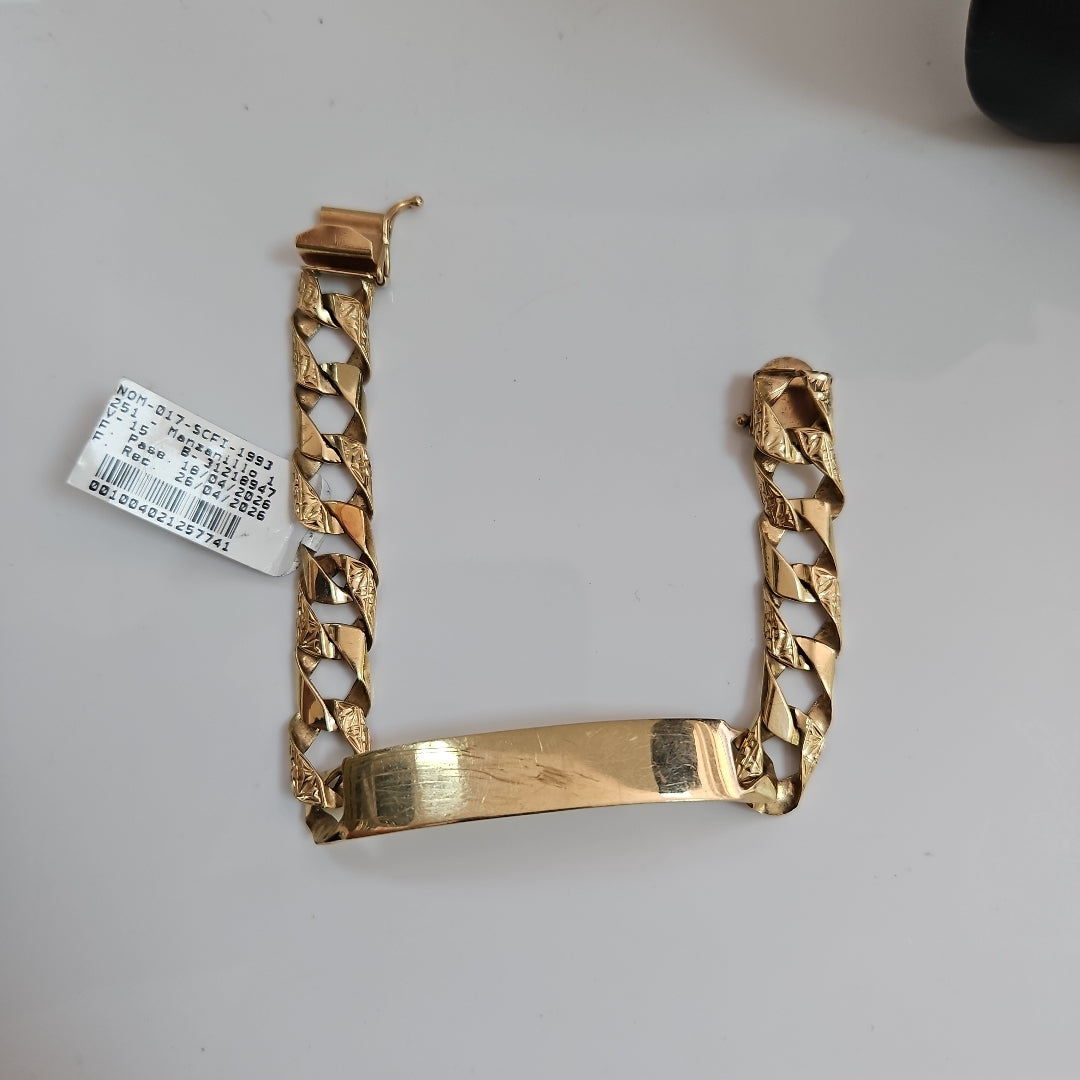 ESCLAVA ORO 14 K 22,50 GRMS (SEMINUEVO)