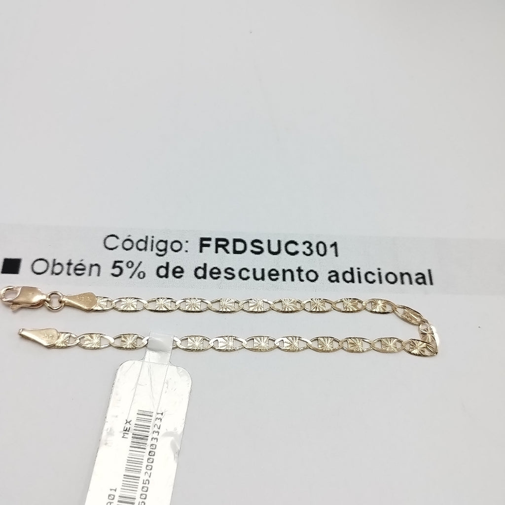 PULSERAS GUCHI ORO 14K 18 CM 2.9 GR (NUEVO)