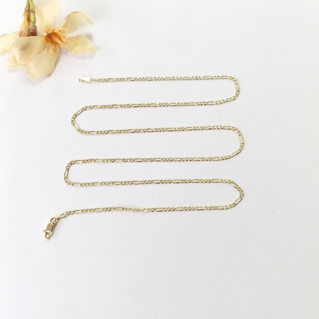 CADENAS 3X1 ORO 14K 55 CM 3.7 GR (NUEVO)