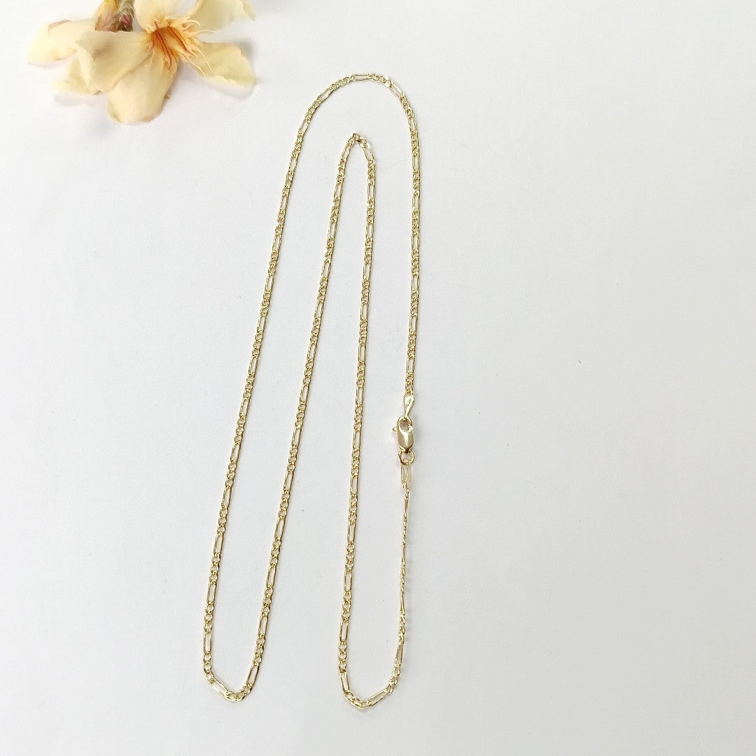 CADENAS 3X1 ORO 14K 55 CM 3.8 GR (NUEVO)