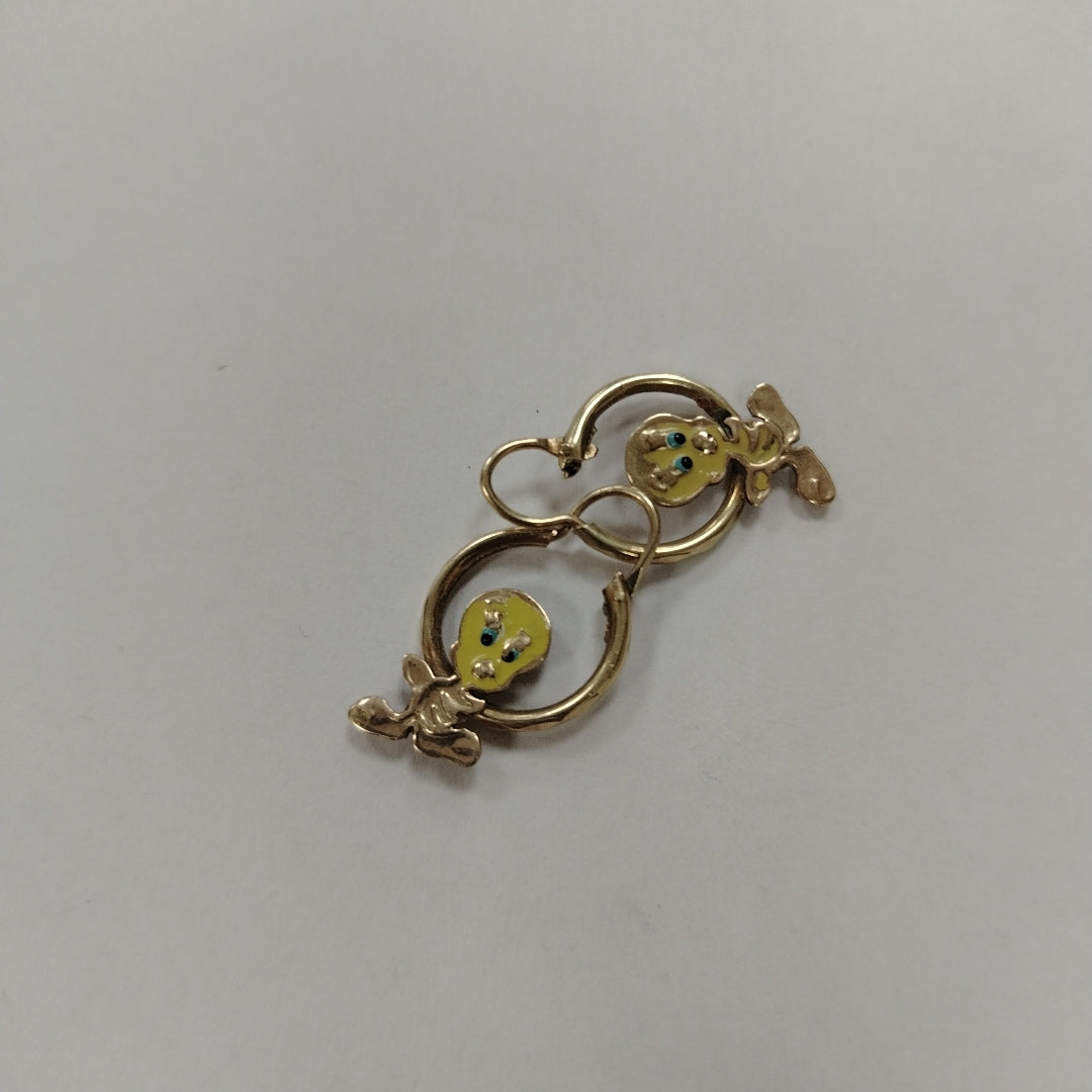 ARRACADAS PAR ORO 10 K 1,90 GRMS (SEMINUEVO)