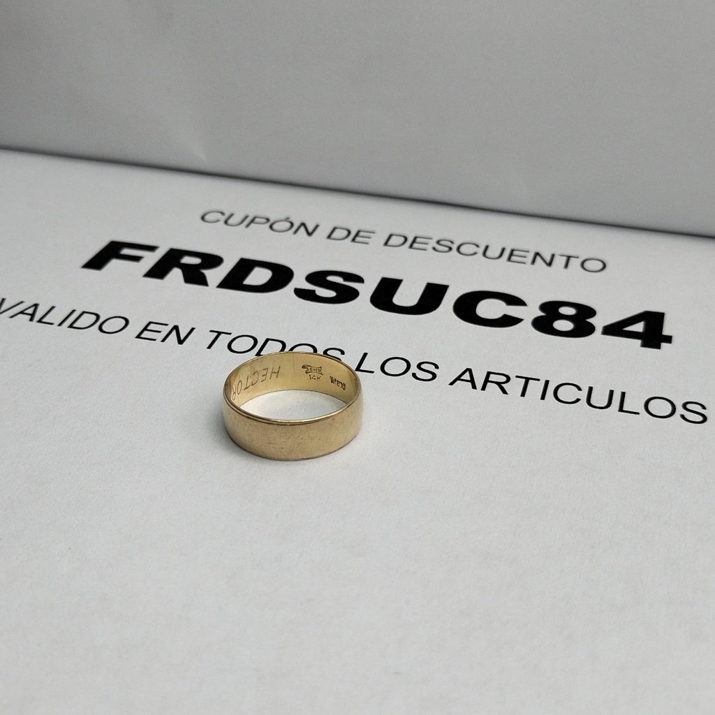 ARGOLLA ORO 14 K 3.3 GRMS (SEMINUEVO)