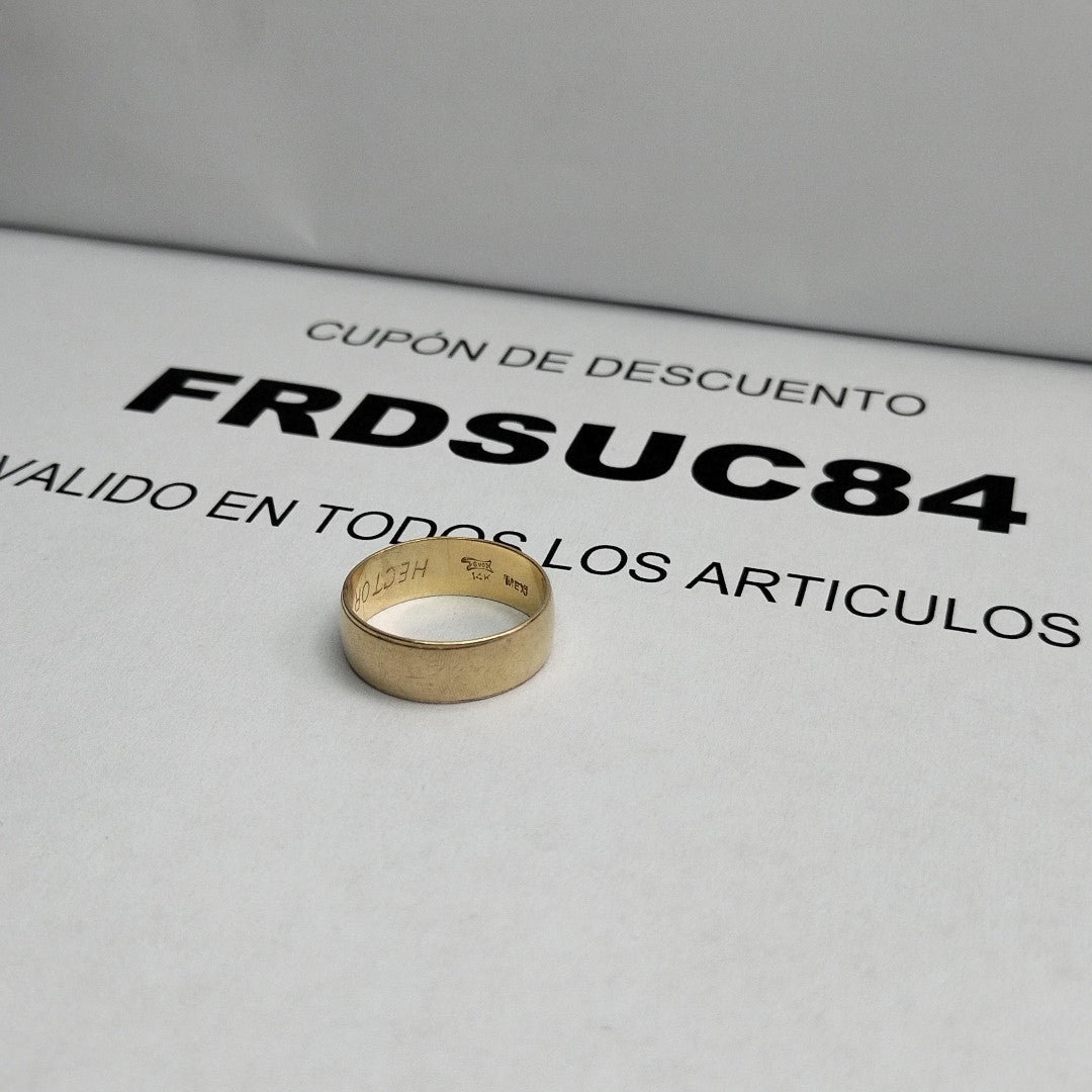 ARGOLLA ORO 14 K 3.3 GRMS (SEMINUEVO)