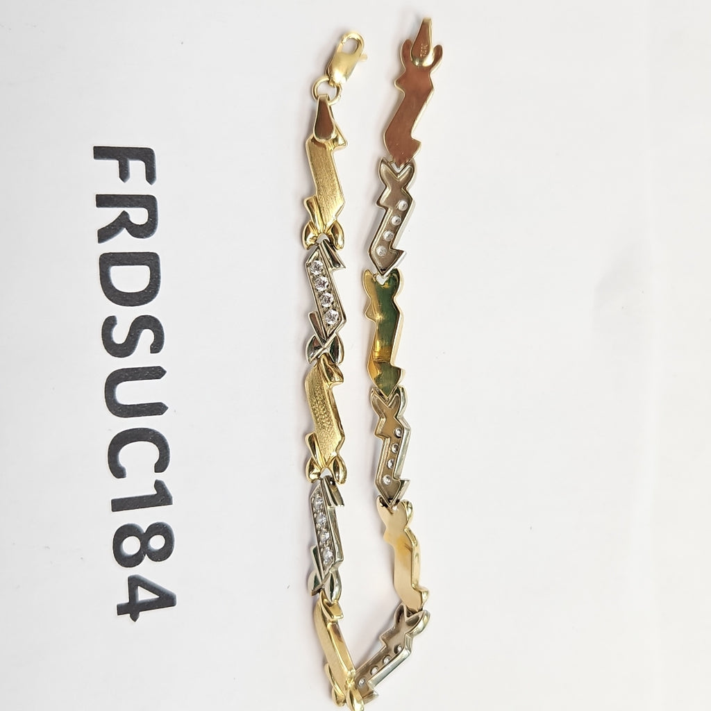PULSERA ORO, ORO BLANCO 10 K 3 GRMS (SEMINUEVO)