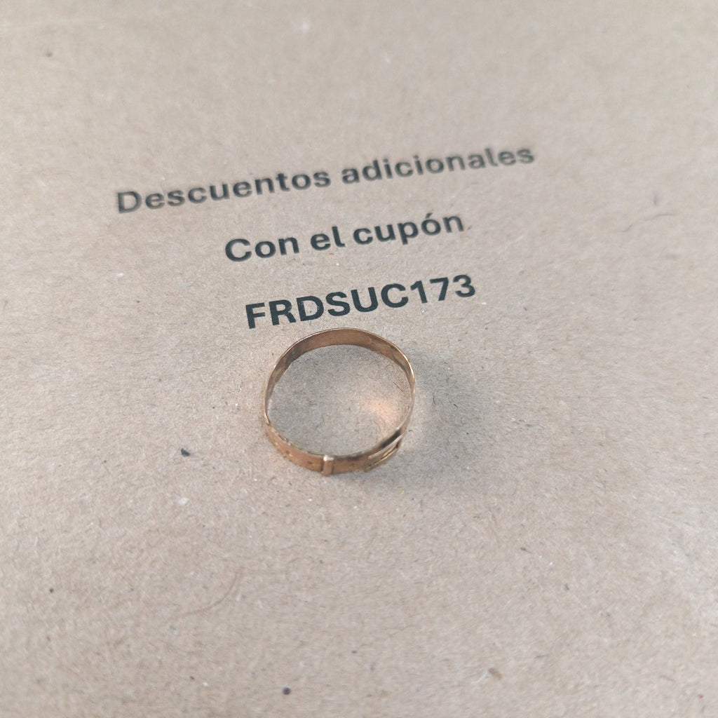 ANILLO ORO 10 K 0,90 GRMS (SEMINUEVO)