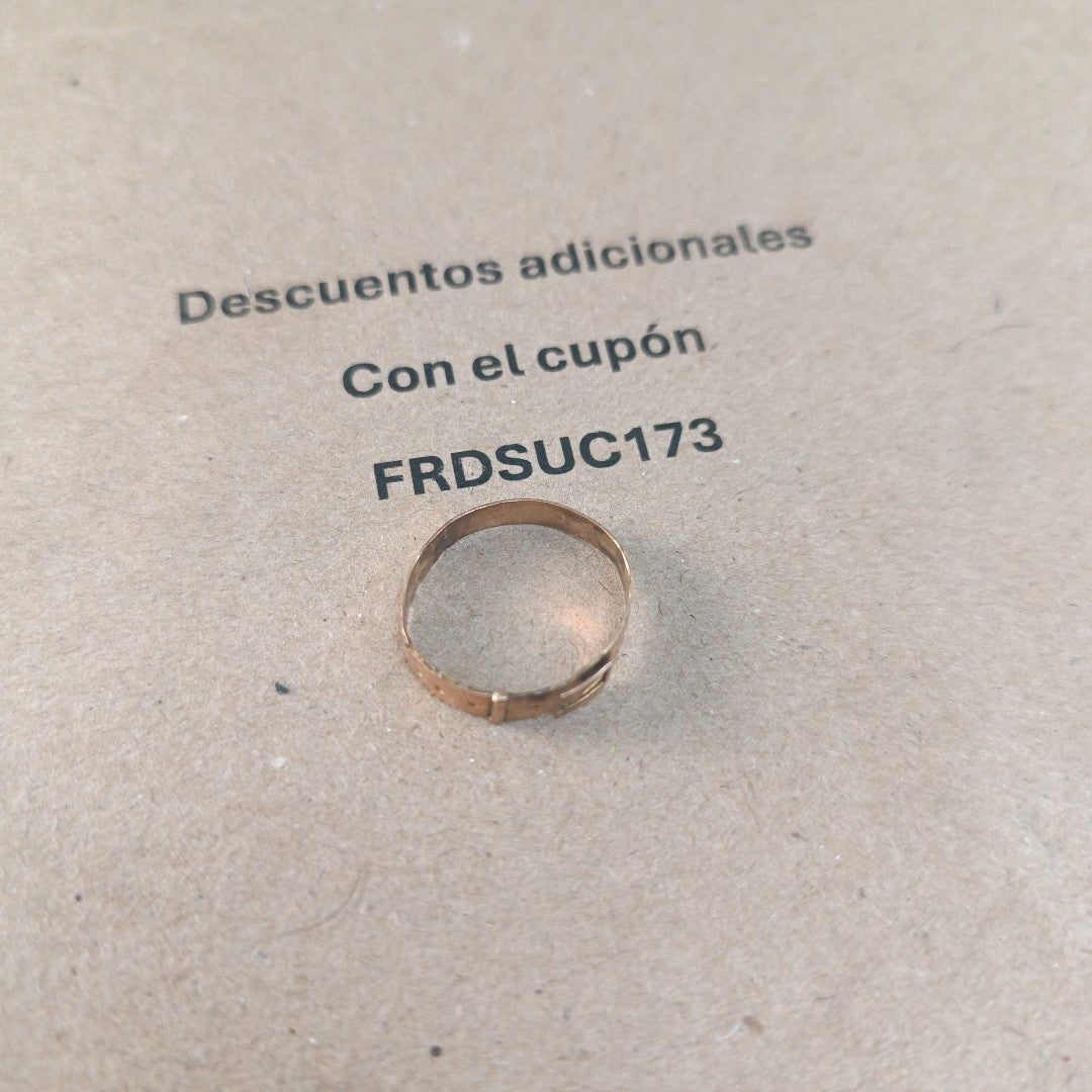 ANILLO ORO 10 K 0,90 GRMS (SEMINUEVO)