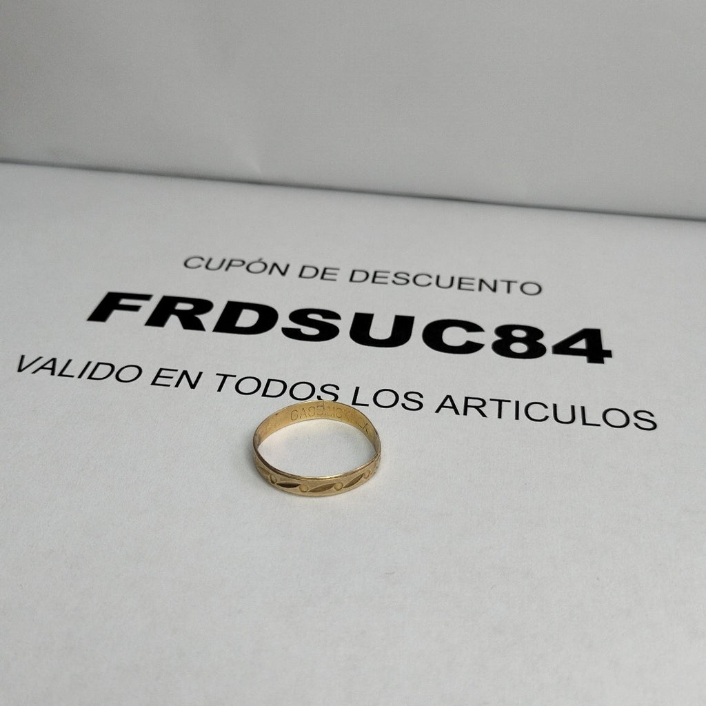 ARGOLLA ORO 8 K 1 GRMS (SEMINUEVO)