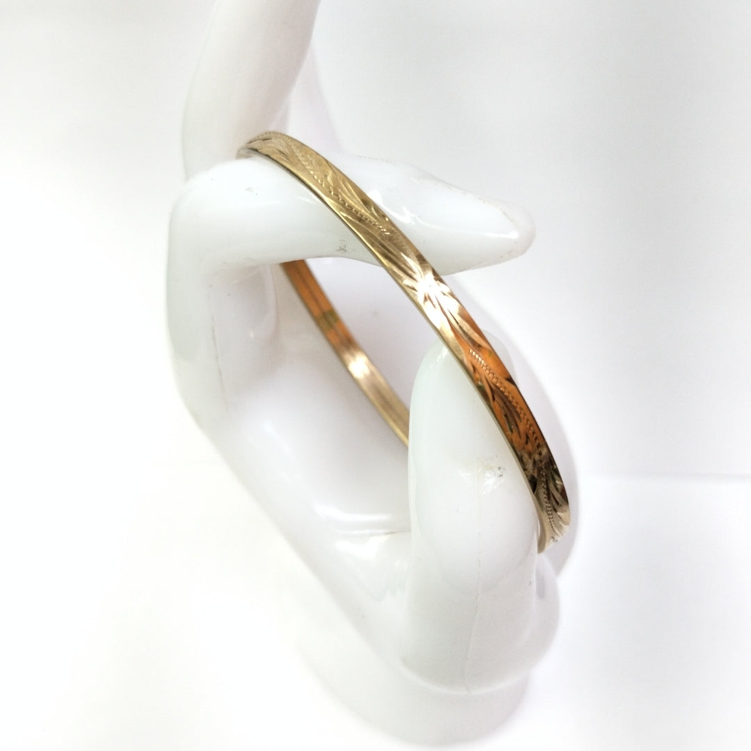 PULSERA RIGIDA ORO 10 K 4.9 GRMS (SEMINUEVO)