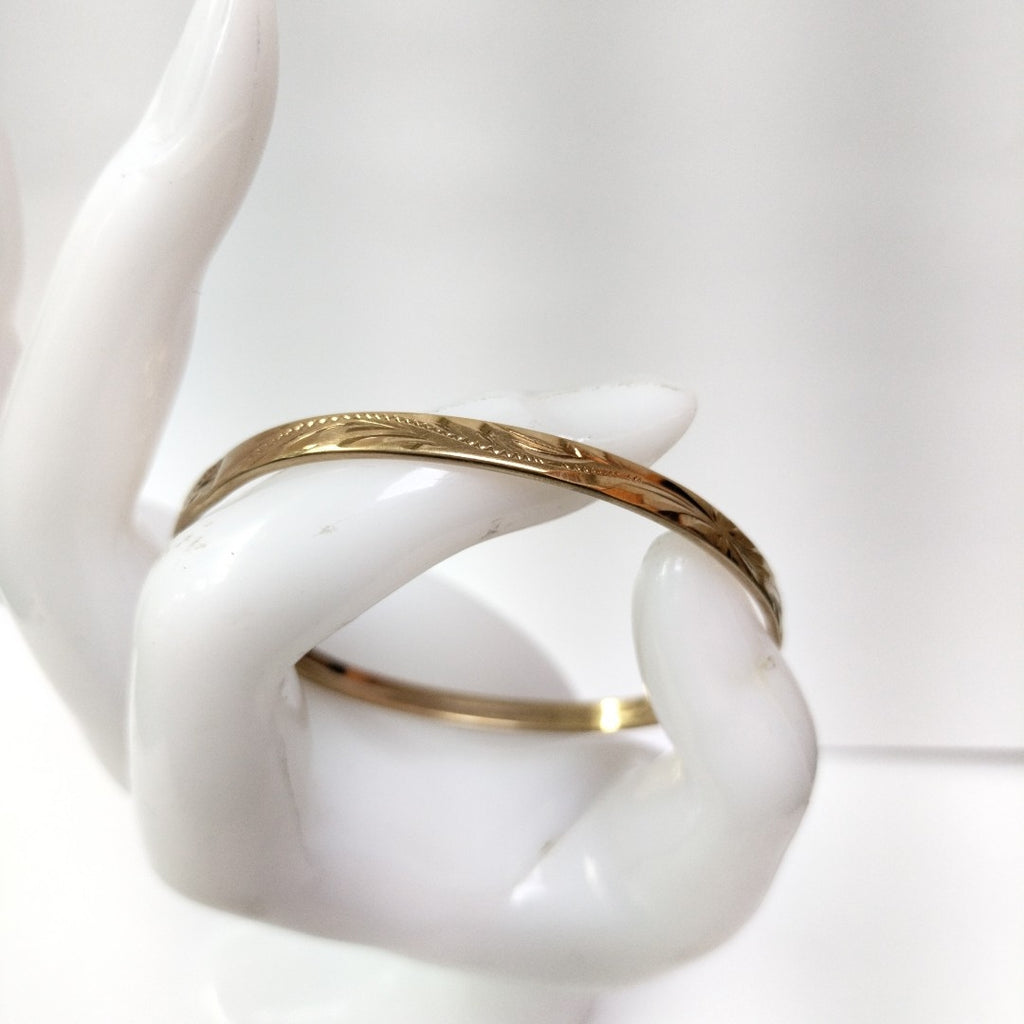 PULSERA RIGIDA ORO 10 K 5 GRMS (SEMINUEVO)