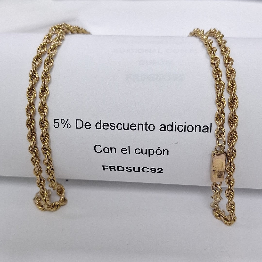 CADENA ORO 10 K 15.5 GRMS (SEMINUEVO)