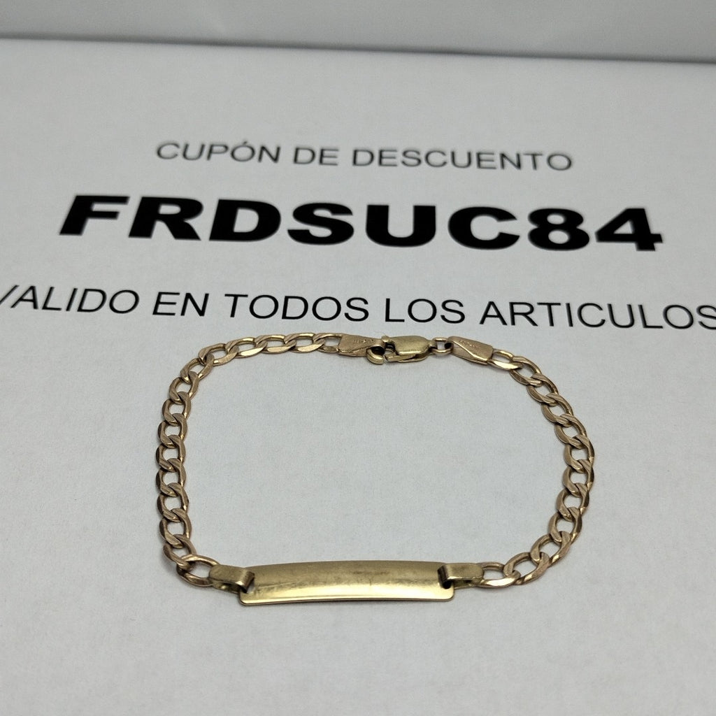 ESCLAVA ORO 14 K 4.5 GRMS (SEMINUEVO)