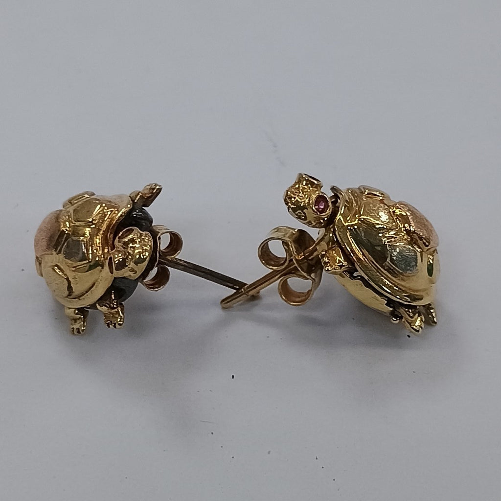 ARETES PAR ORO 14 K 4.8 GRMS (SEMINUEVO)