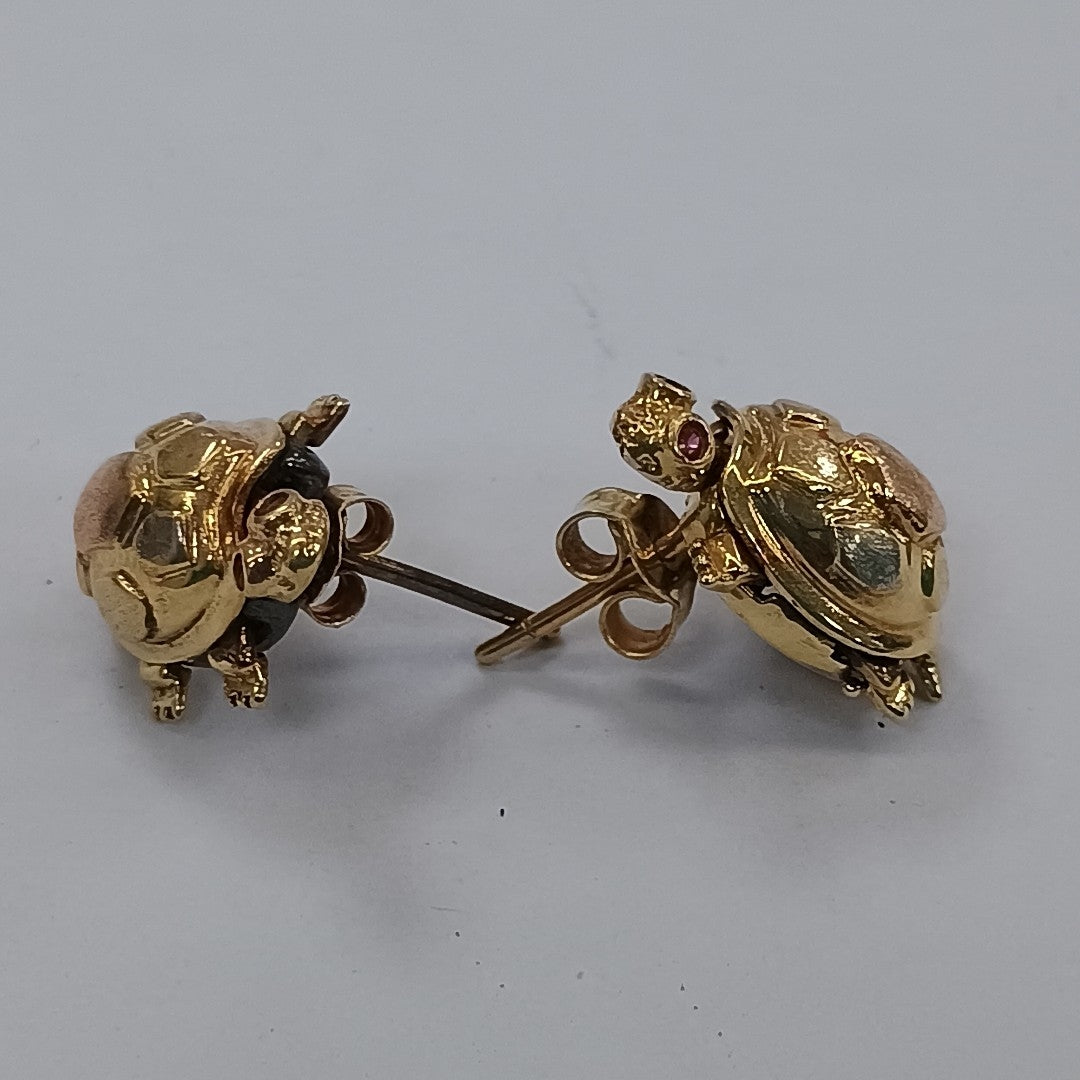 ARETES PAR ORO 14 K 4.8 GRMS (SEMINUEVO)