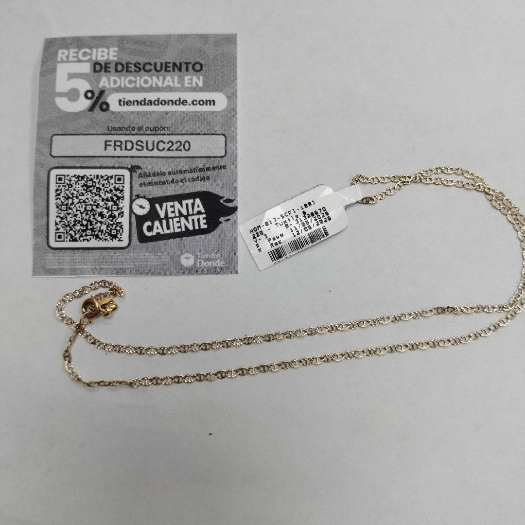 CADENA ORO 14 K 3.2 GRMS (SEMINUEVO)