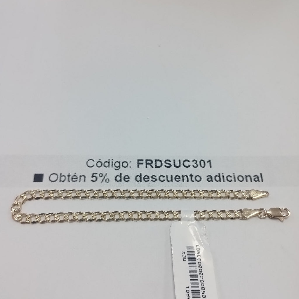 PULSERAS BARBADA ORO 14K 21 CM 5.3 GR (NUEVO)