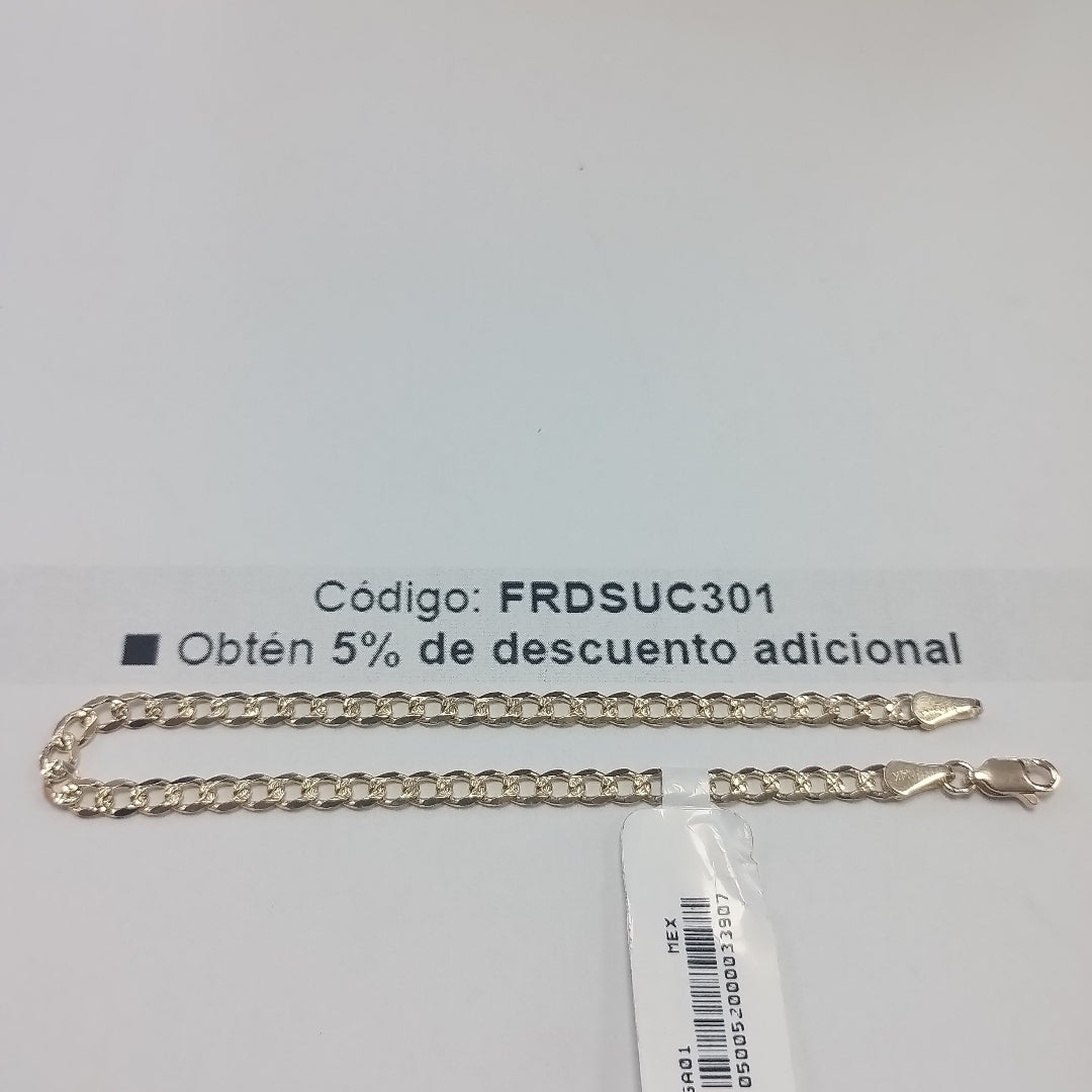 PULSERAS BARBADA ORO 14K 21 CM 5.3 GR (NUEVO)
