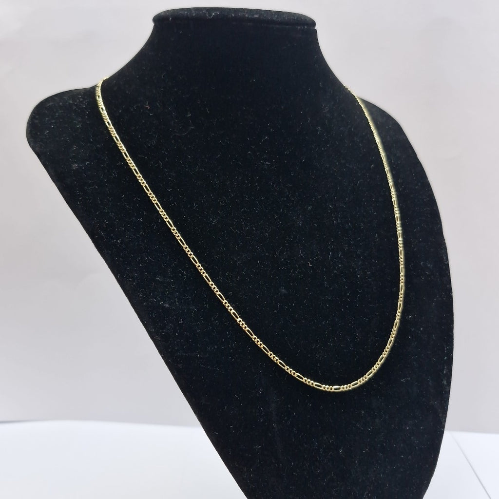 CADENAS TEJIDO 3X1 ORO 10K 55 CM 3.2 GR (NUEVO)