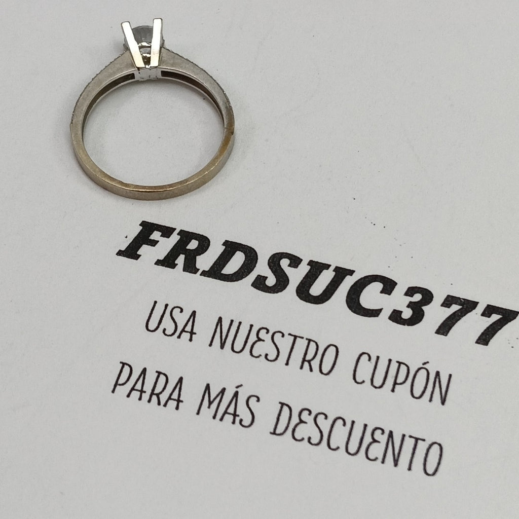 ANILLITO ORO, ORO BLANCO 8 K 2.6 GRMS (SEMINUEVO)