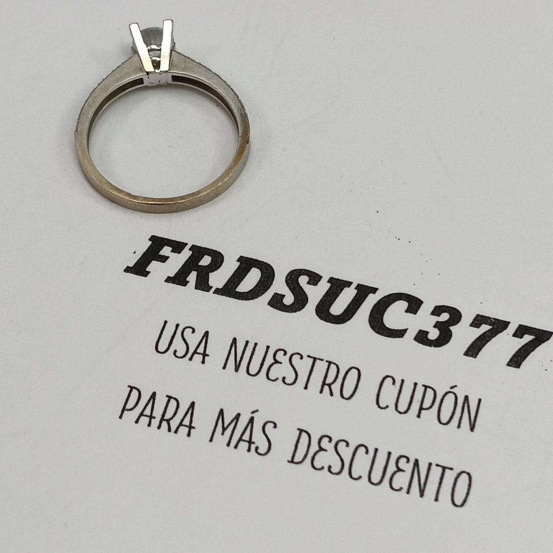 ANILLITO ORO, ORO BLANCO 8 K 2.6 GRMS (SEMINUEVO)