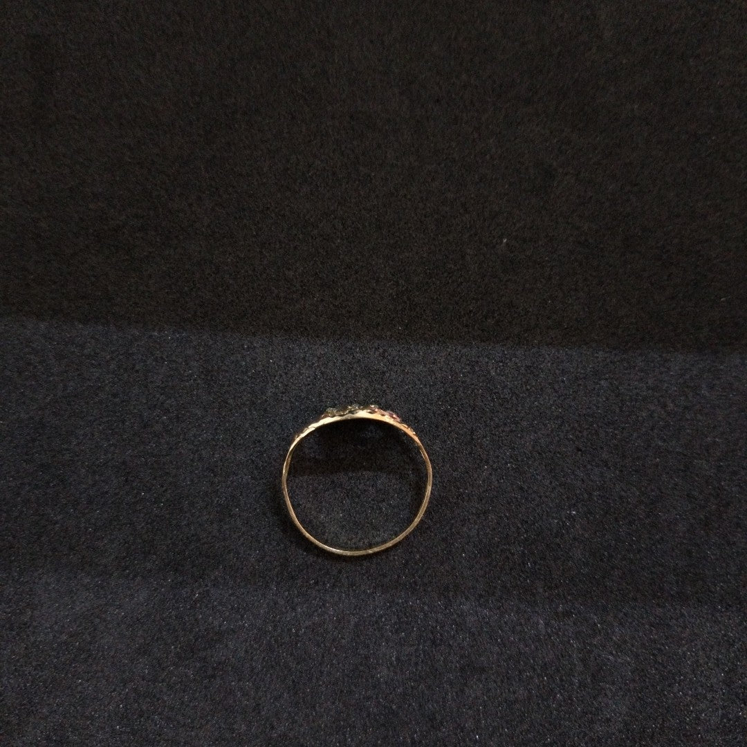 ANILLITO ORO COMBINADO 10 K 1,20 GRMS (SEMINUEVO)
