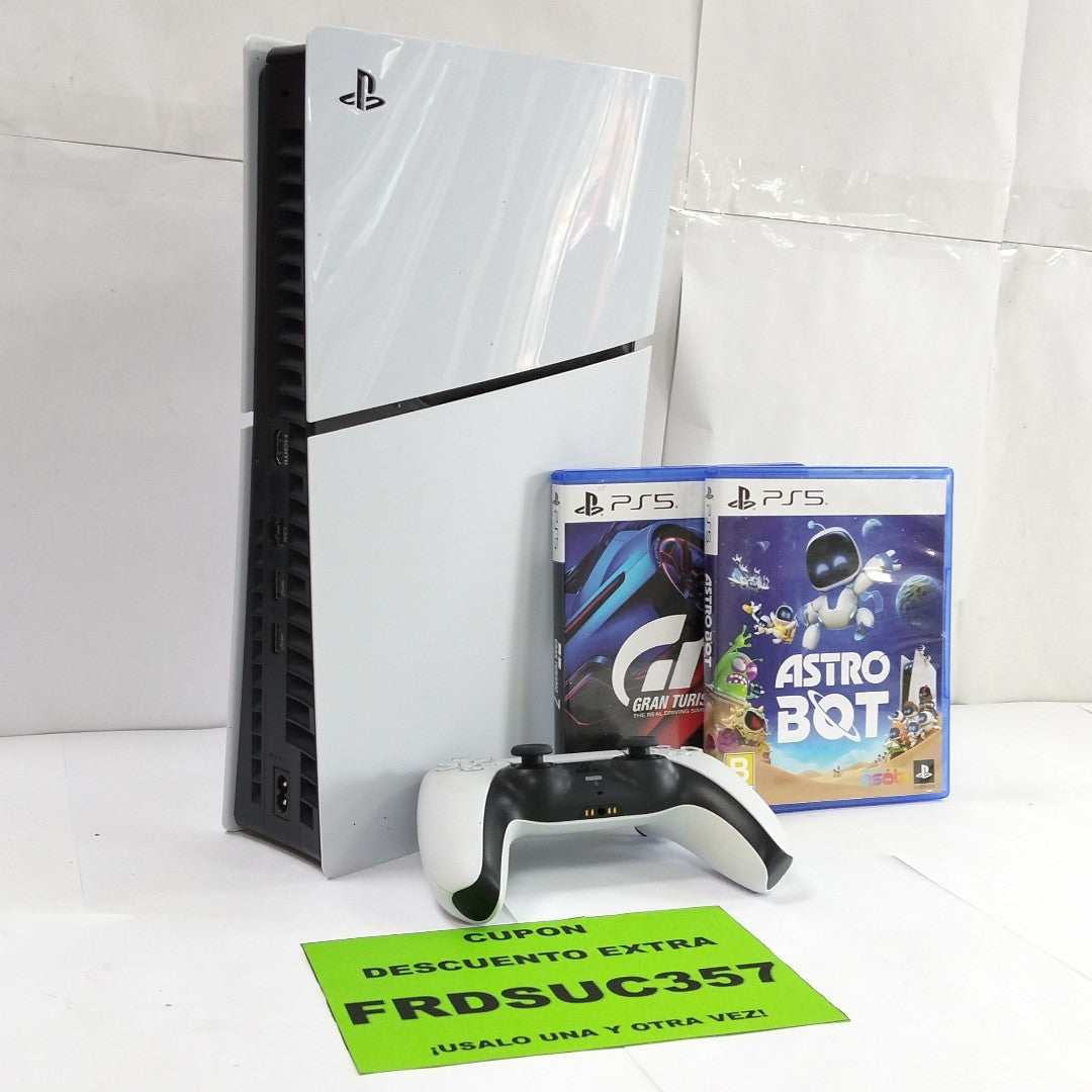 CONSOLA DE VIDEOJUEGO SONY PS5 SLIM 1 TB SSD (SEMINUEVO)