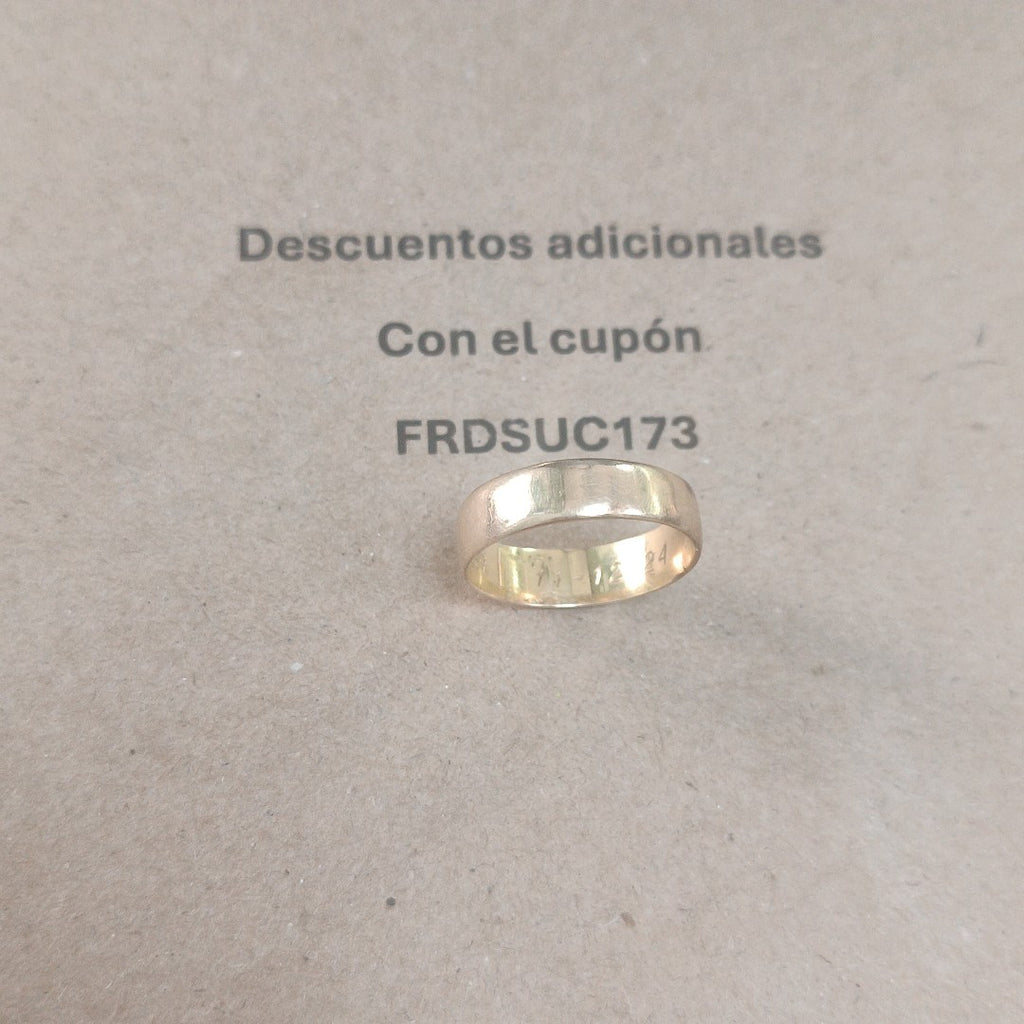 ARGOLLA ORO 10 K 3.7 GRMS (SEMINUEVO)