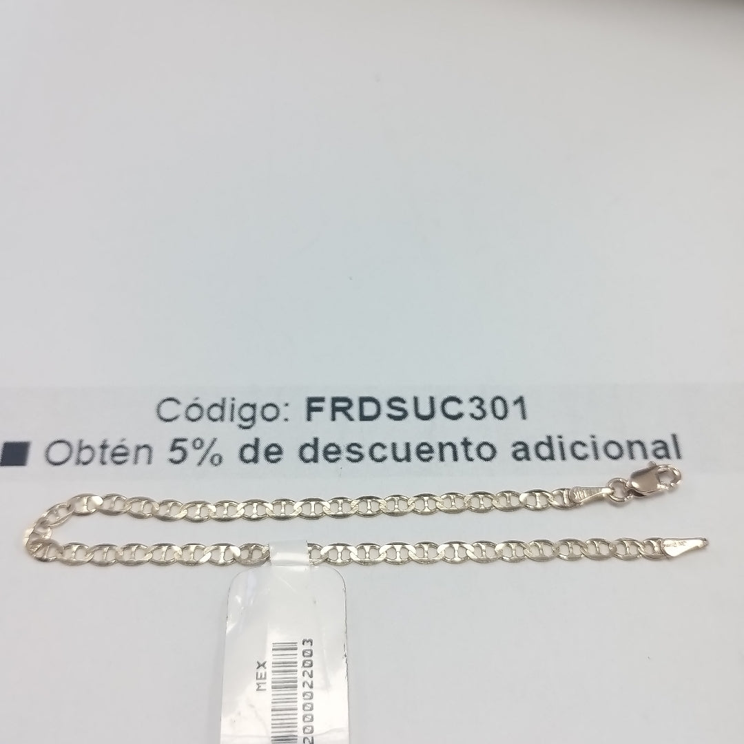 PULSERAS TEJIDO GUCHI ORO 14K 16 CM 2 GR (NUEVO)