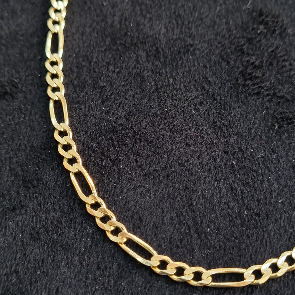 PULSERAS 3X1 ORO 14K 21 CM 3.3 GR (NUEVO)