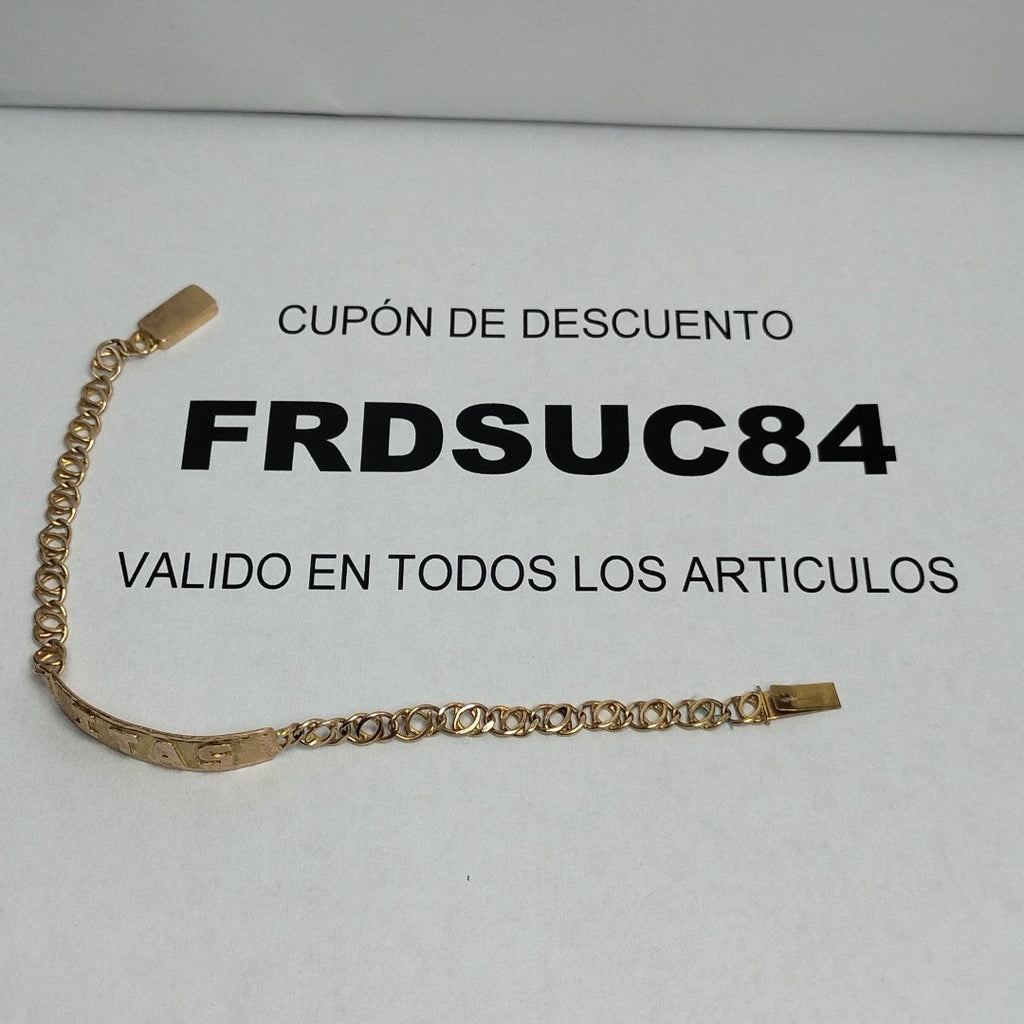 ESCLAVA ORO 10 K 4.9 GRMS (SEMINUEVO)