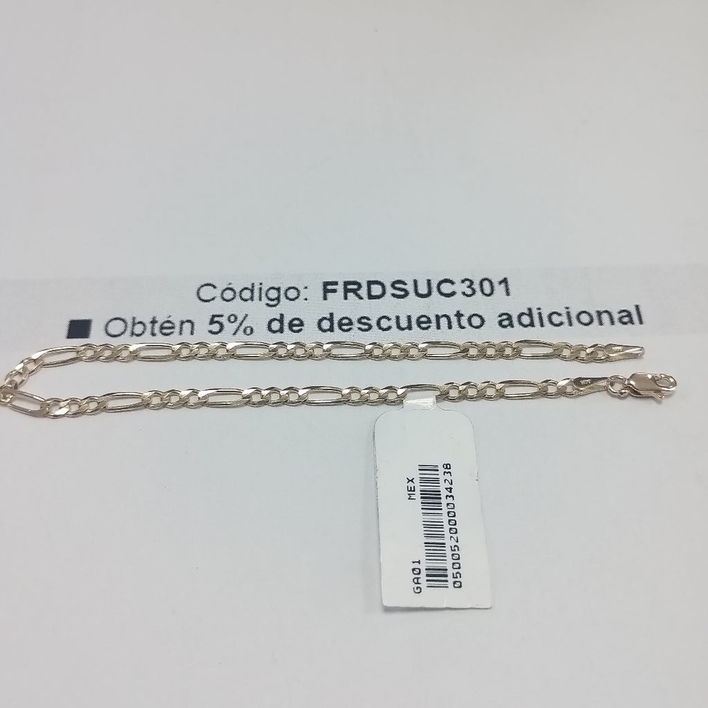 PULSERAS 3X1 ORO 14K 21 CM 3.3 GR (NUEVO)