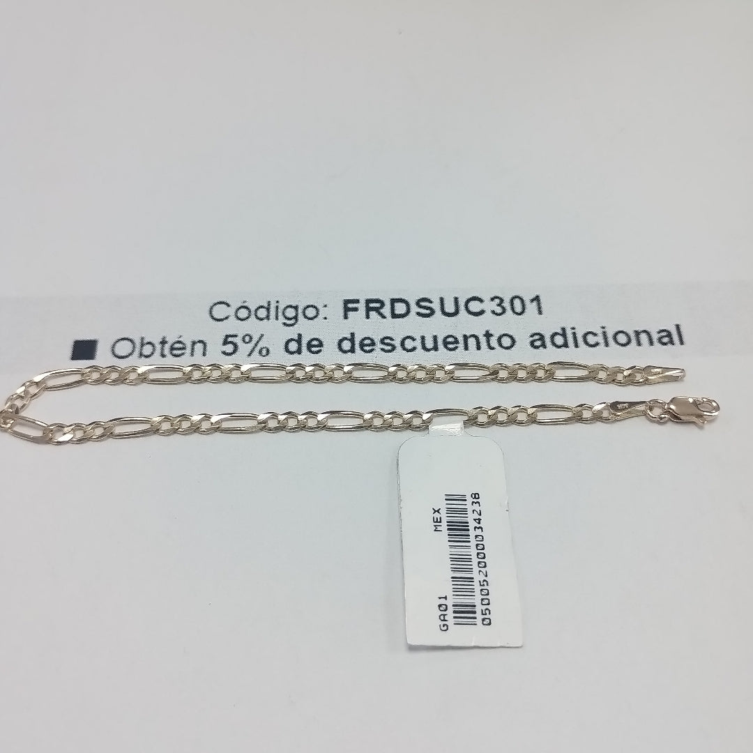 PULSERAS 3X1 ORO 14K 21 CM 3.3 GR (NUEVO)