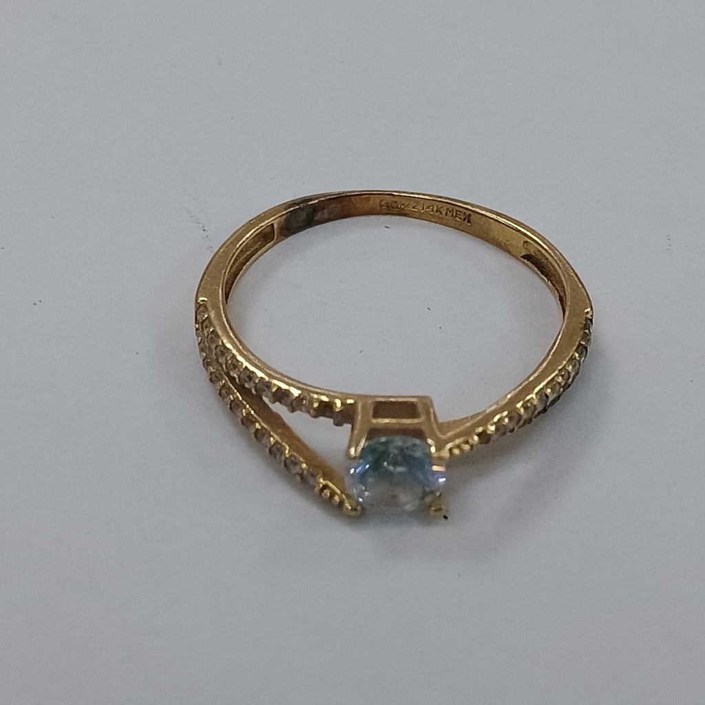 SOLITARIO ORO 14 K 1.8 GRMS (SEMINUEVO)