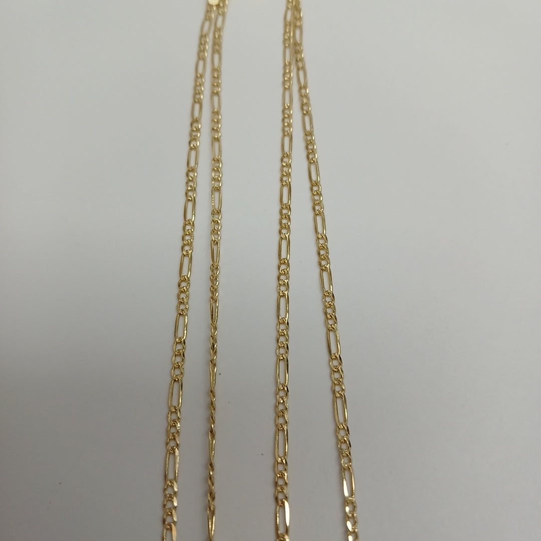CADENAS 3X1 ORO 14K 55 CM 3.7 GR (NUEVO)