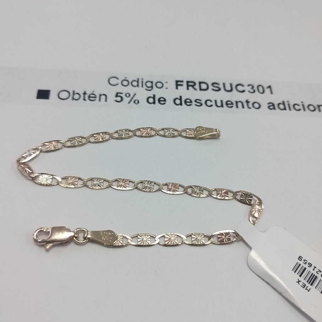 PULSERAS TEJIDO GUCHI ORO 10K 18 CM 2.7 GR (NUEVO)