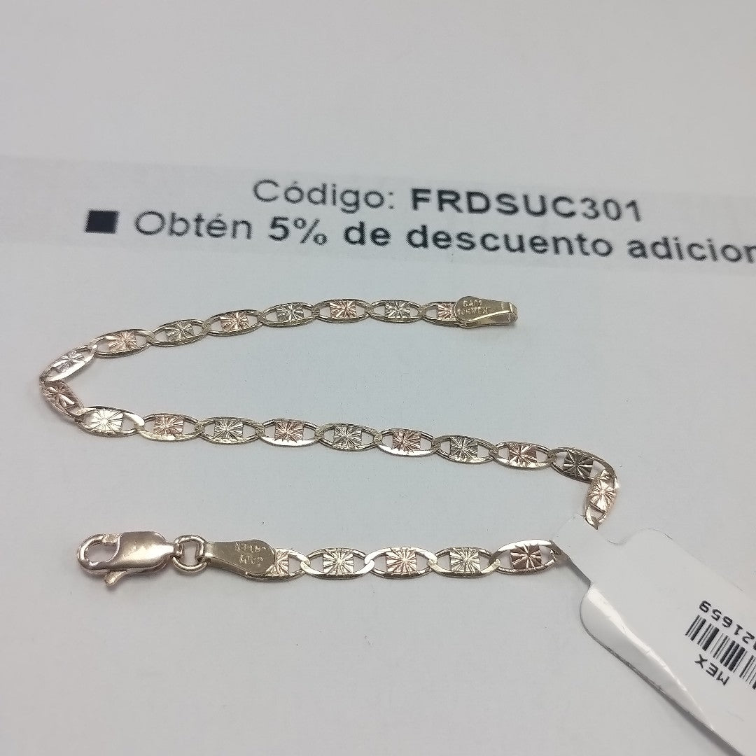 PULSERAS TEJIDO GUCHI ORO 10K 18 CM 2.7 GR (NUEVO)