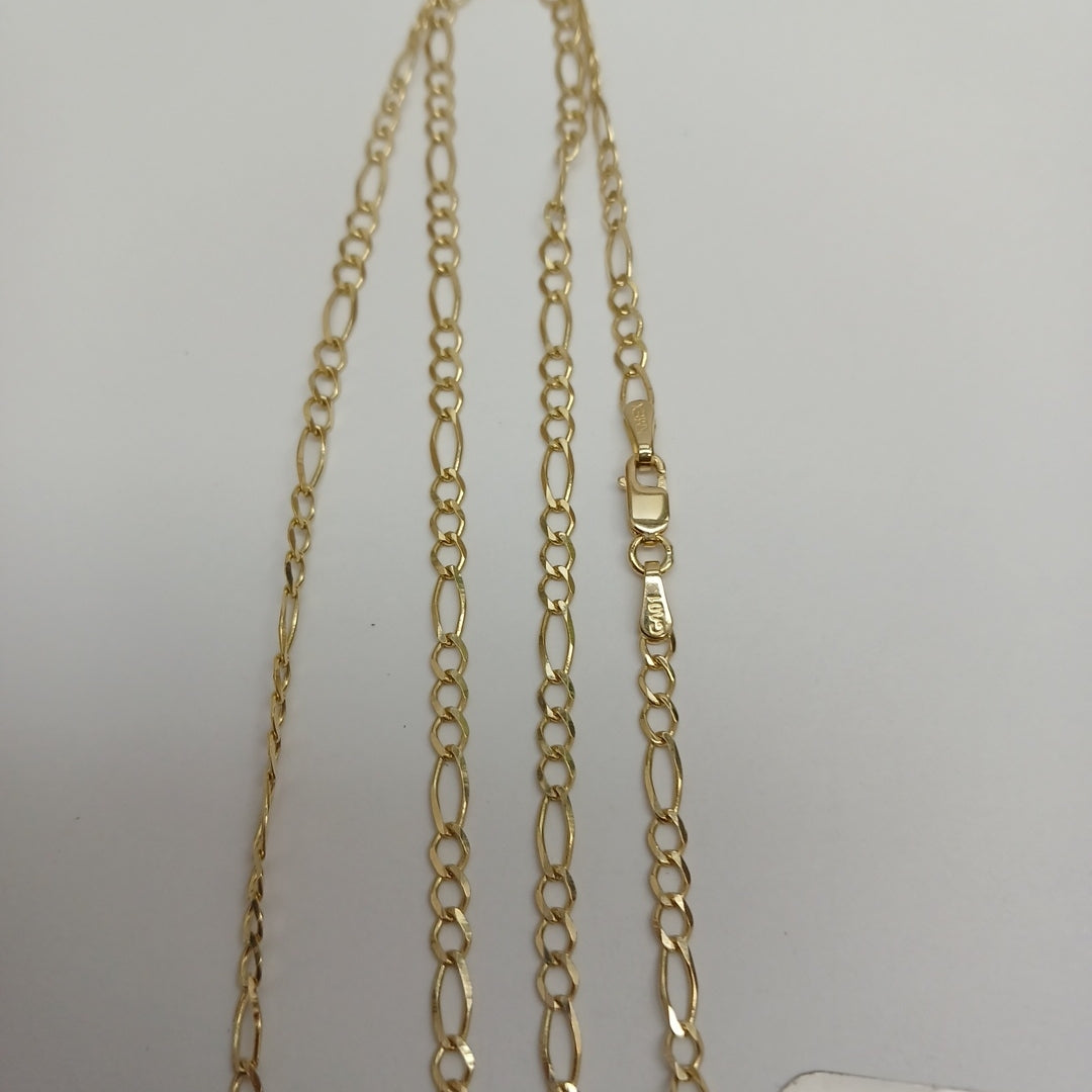 CADENAS TEJIDO 3X1 ORO 10K 50 CM 3.9 GR (NUEVO)
