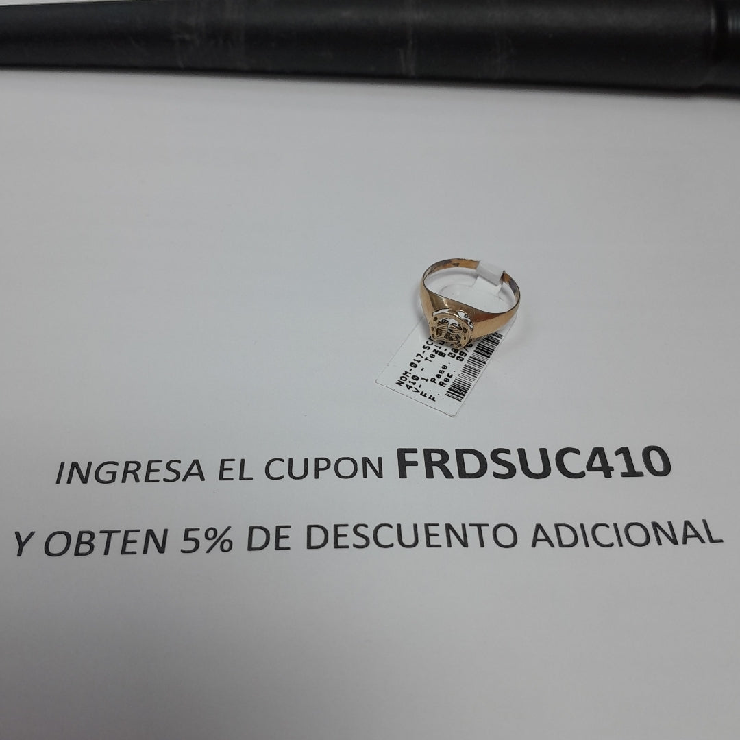 ANILLITO ORO 10 K 1.3 GRMS (SEMINUEVO)