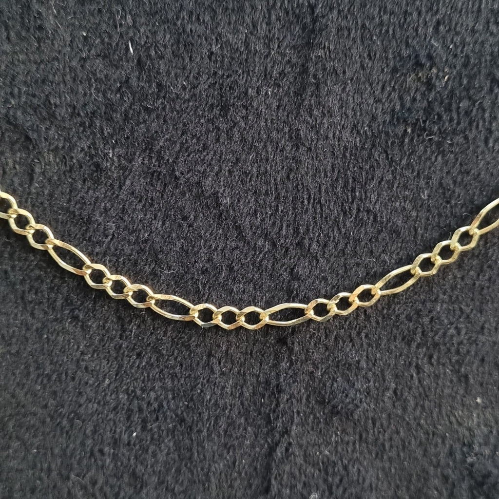CADENAS TEJIDO 3X1 ORO 10K 60 CM 3.3 GR (NUEVO)
