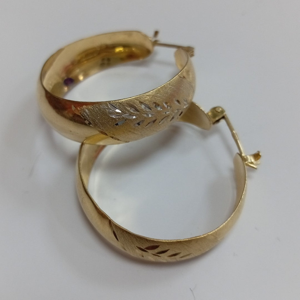 ARRACADAS PAR ORO 14 K 5,30 GRMS (SEMINUEVO)